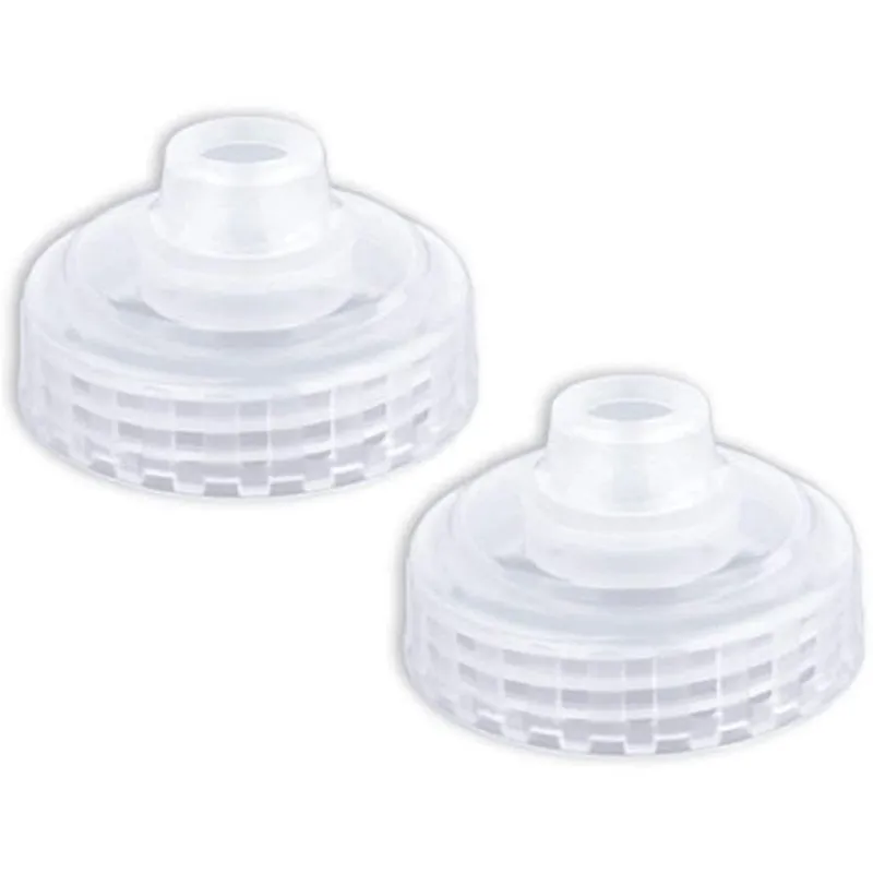 Amphipod  Small Caps 2 Pack Jett-Squeeze (For 8, 10.5, 12, 16, And 17 Oz. Bottles) Clear