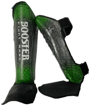 Booster Shin Guards BSG V3 Snake Green