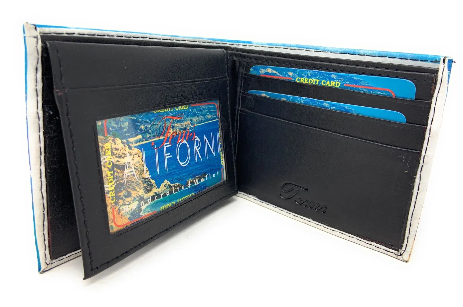 California Cali Bear Bifold Wallets In Gift Box Mens Womens Kids
