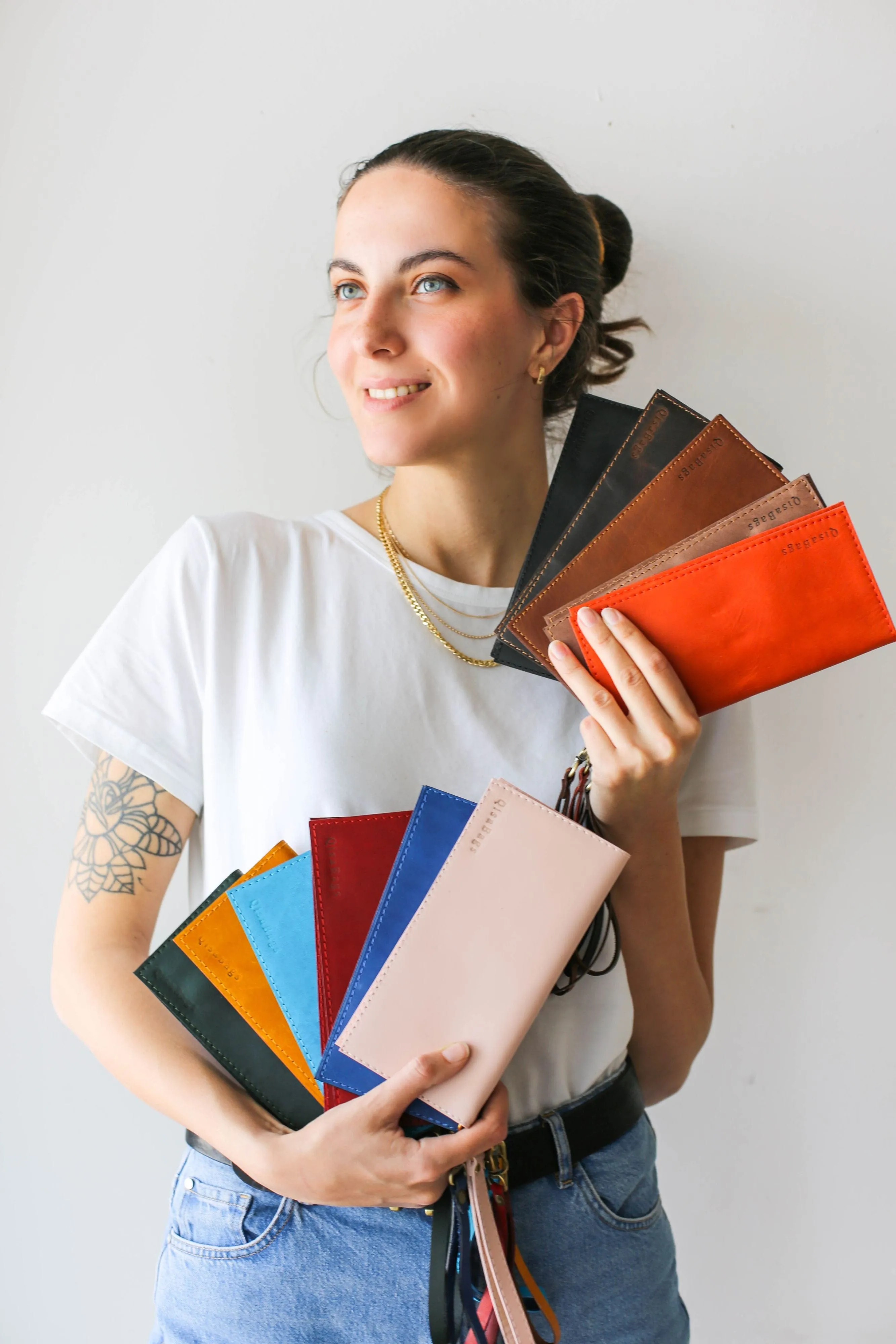Colorful Long Leather Wallets N02