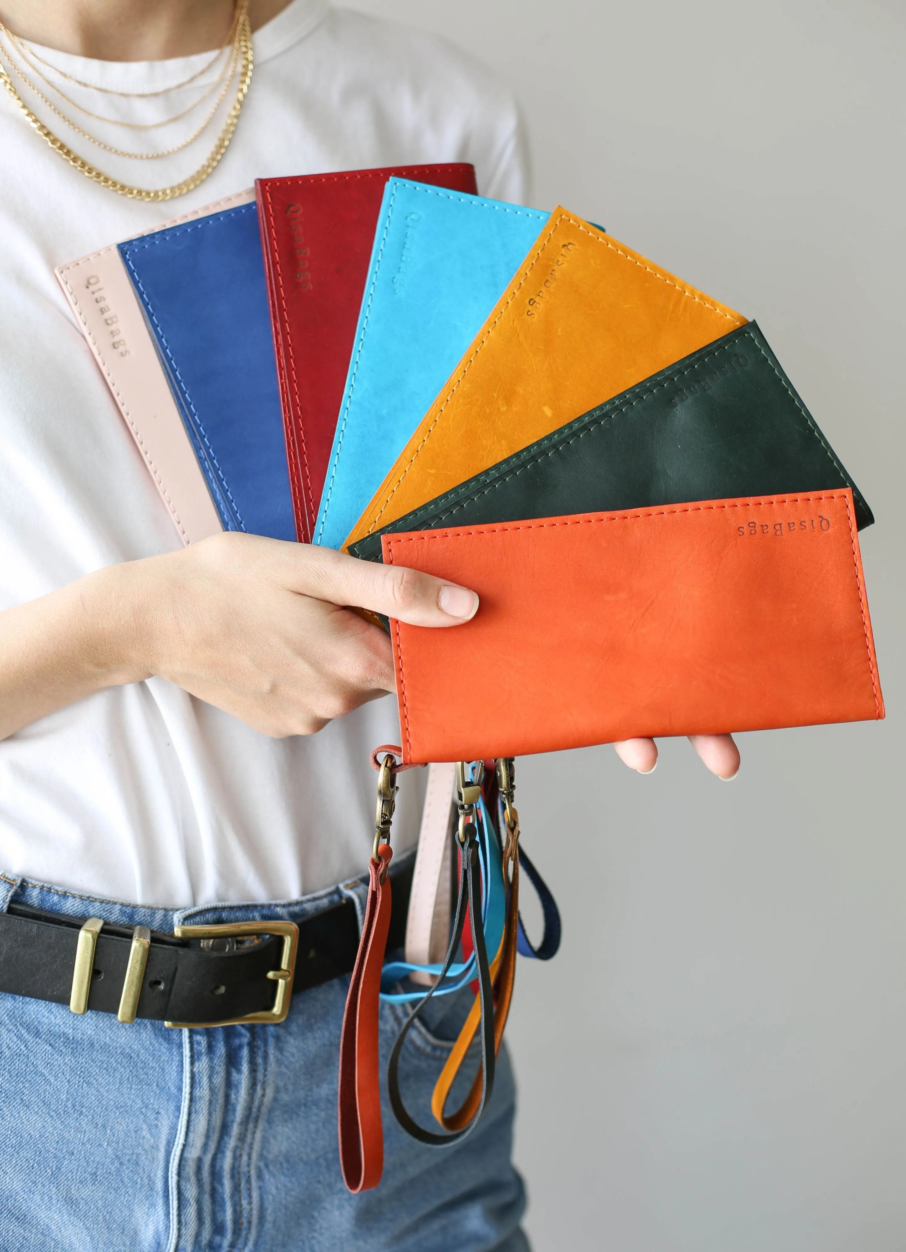 Colorful Long Leather Wallets N02