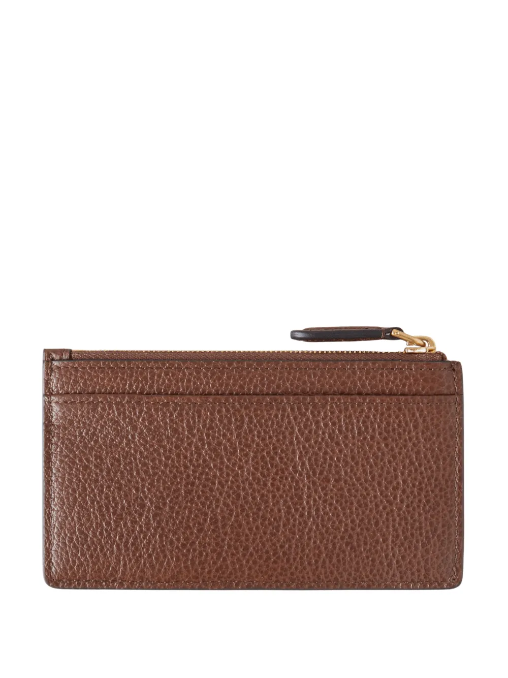 Continental Zipped Long Card Holder Oak Two Tone