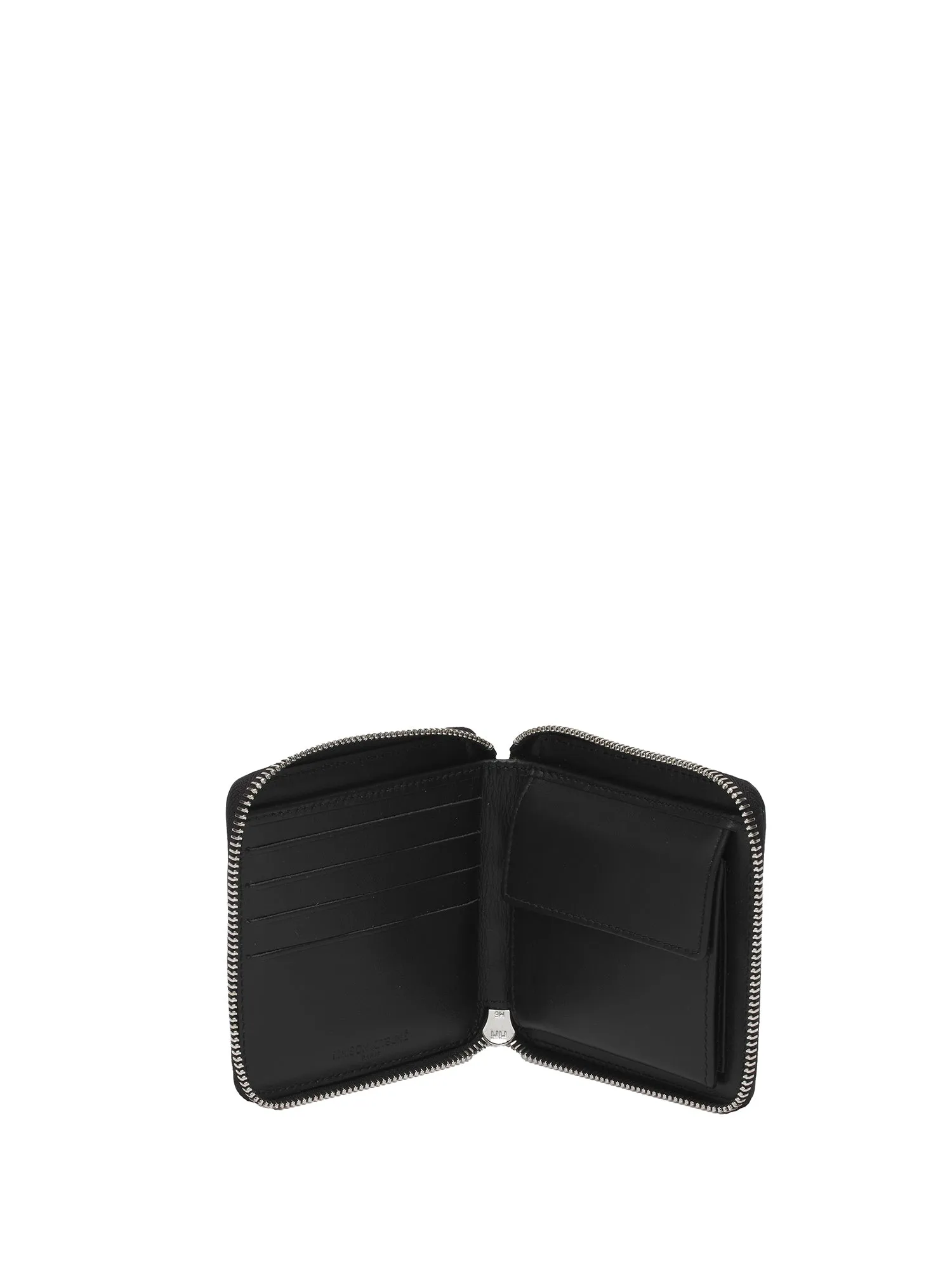 FOX HEAD SQUARE ZIPPED WALLET_BLACKP199