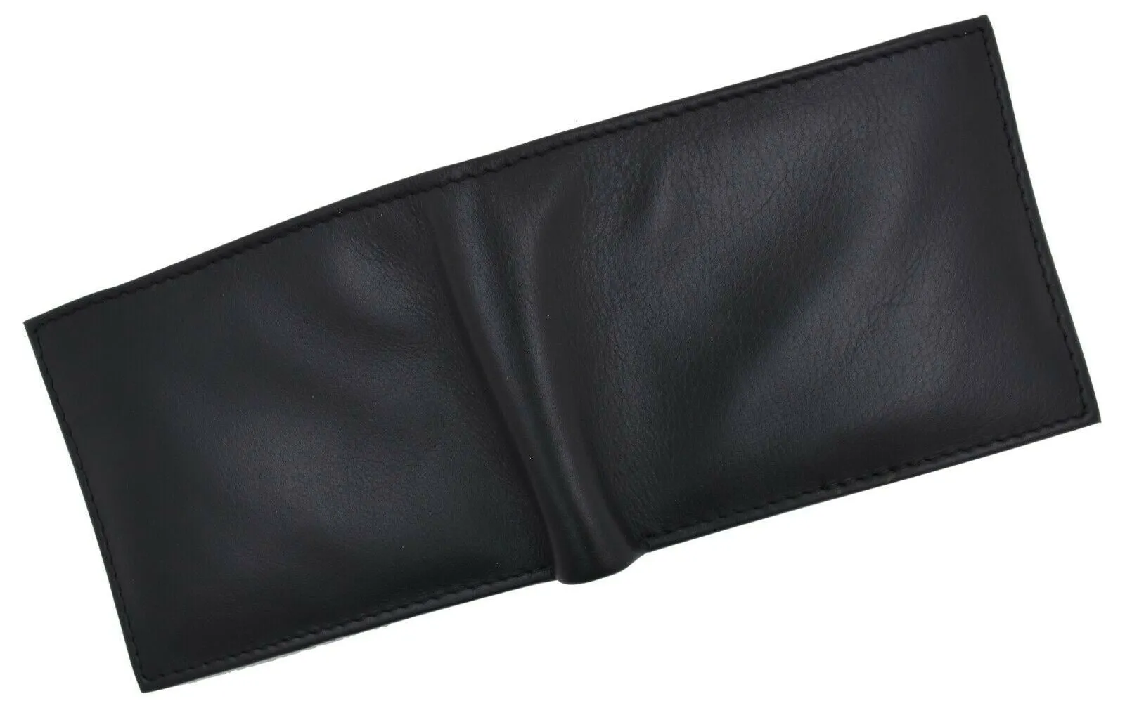 Genuine Leather Minimalist Bifold Wallets For Men RFID Blocking Slim Mens Wallet