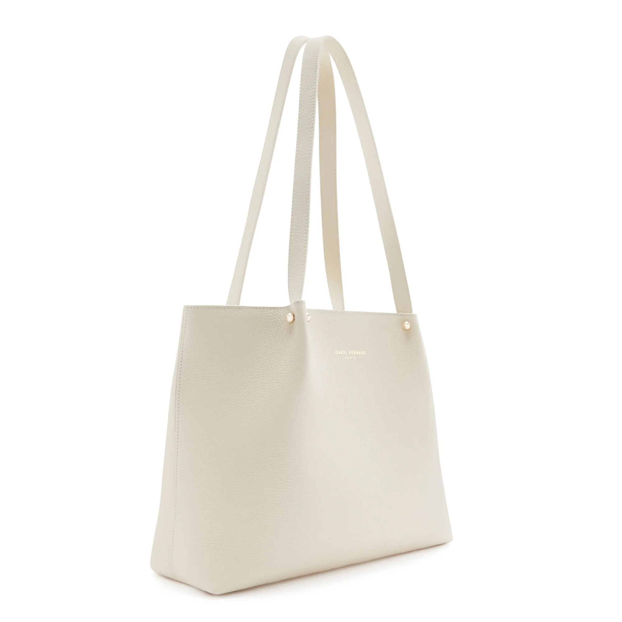 Honoré Nata cream leather shopper calfskin leather