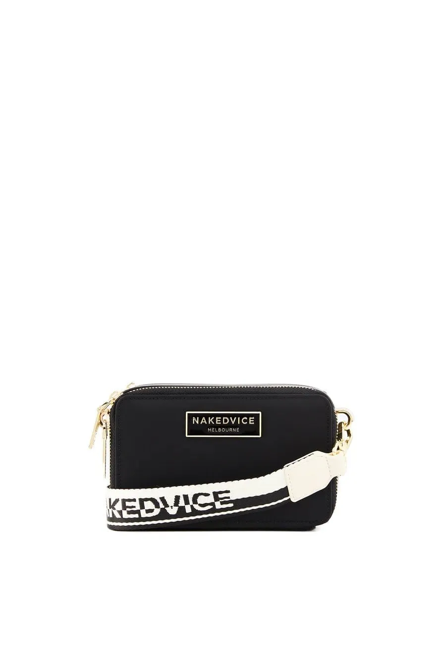 NAKEDVICE THE LEXIE KIA SIDEBAG - BLACK/GOLD