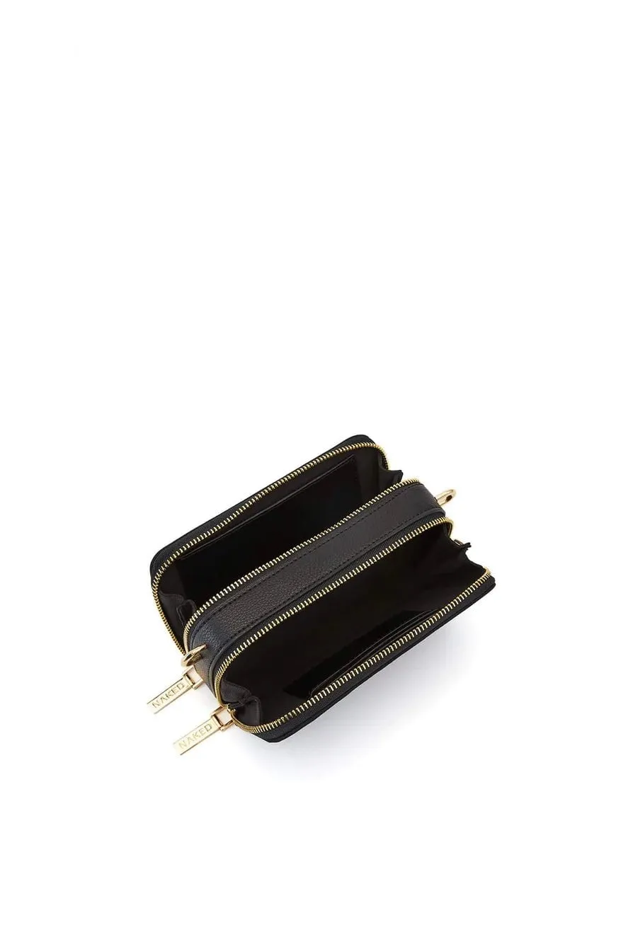 NAKEDVICE THE LEXIE KIA SIDEBAG - BLACK/GOLD