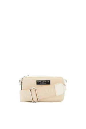 NAKEDVICE THE LEXIE SIDEBAG - IVORY/SILVER