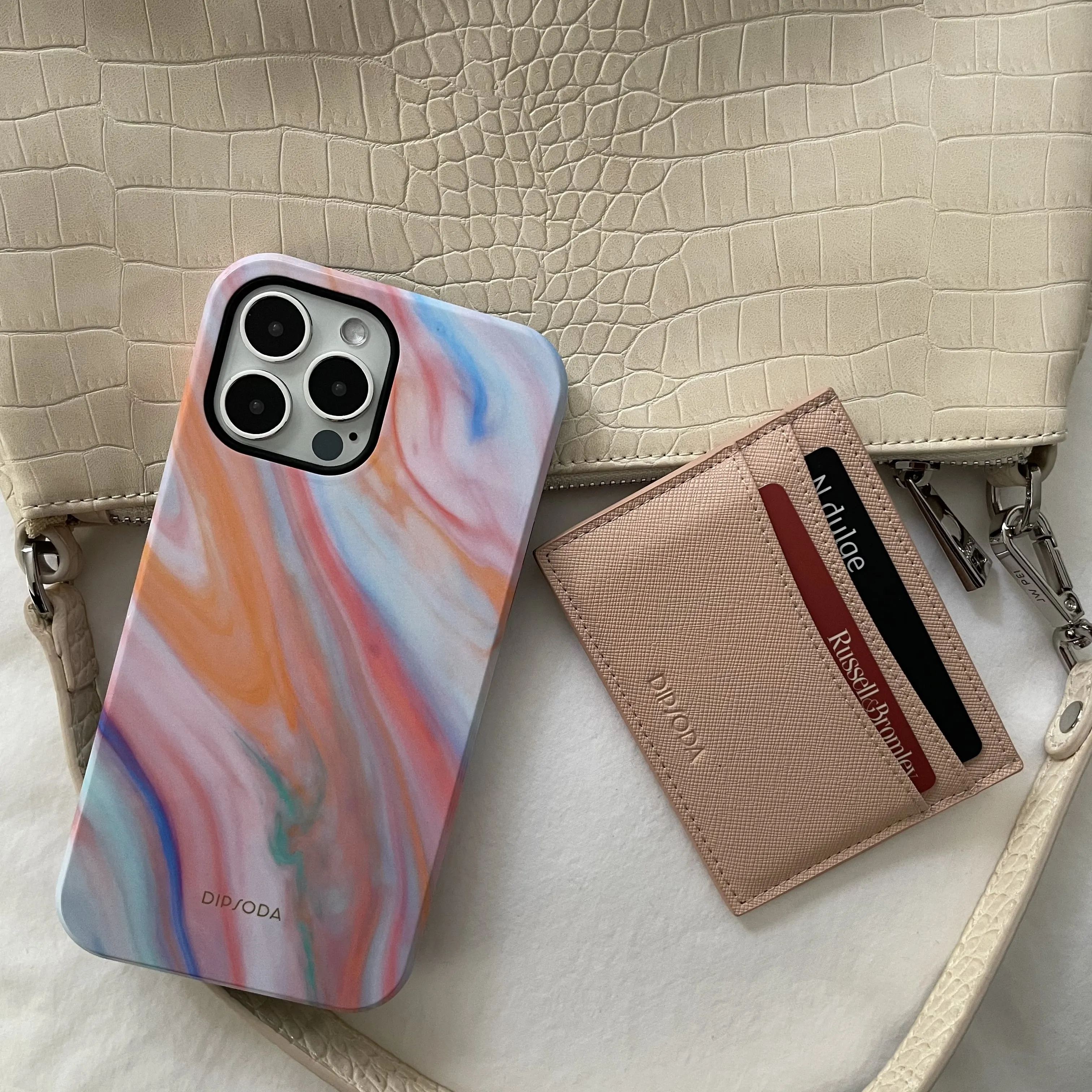 Nude Pink Card Holder