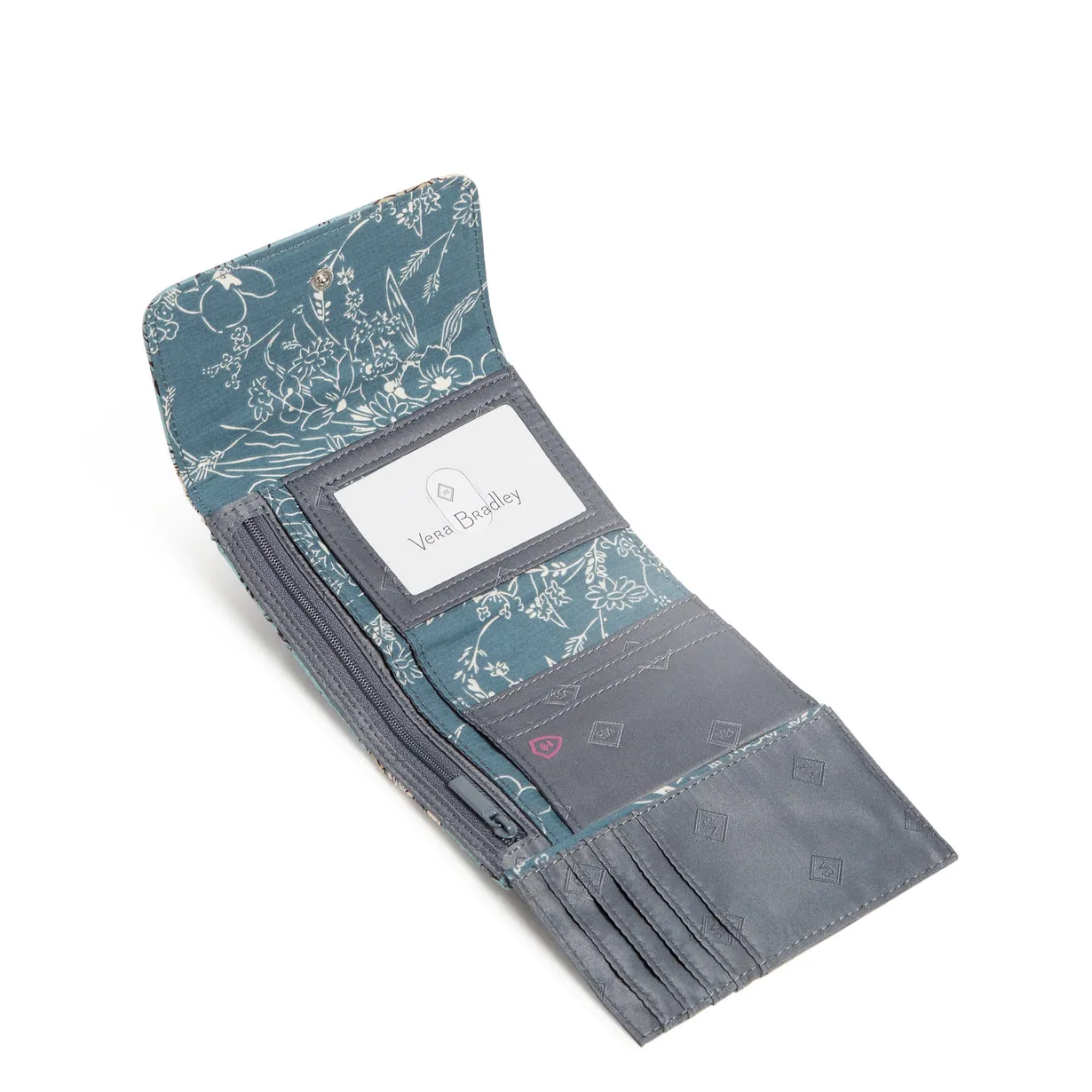 RFID Riley Compact Wallet - Sunlit Garden Sage
