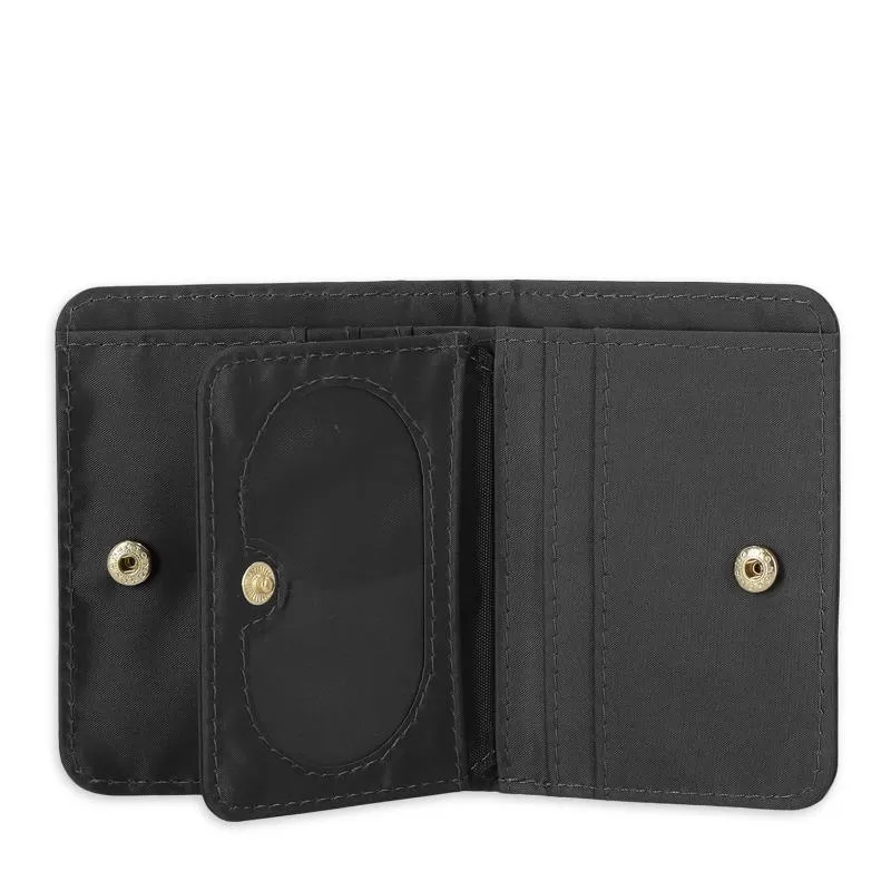 Two Fold Wallet with Snap Closure