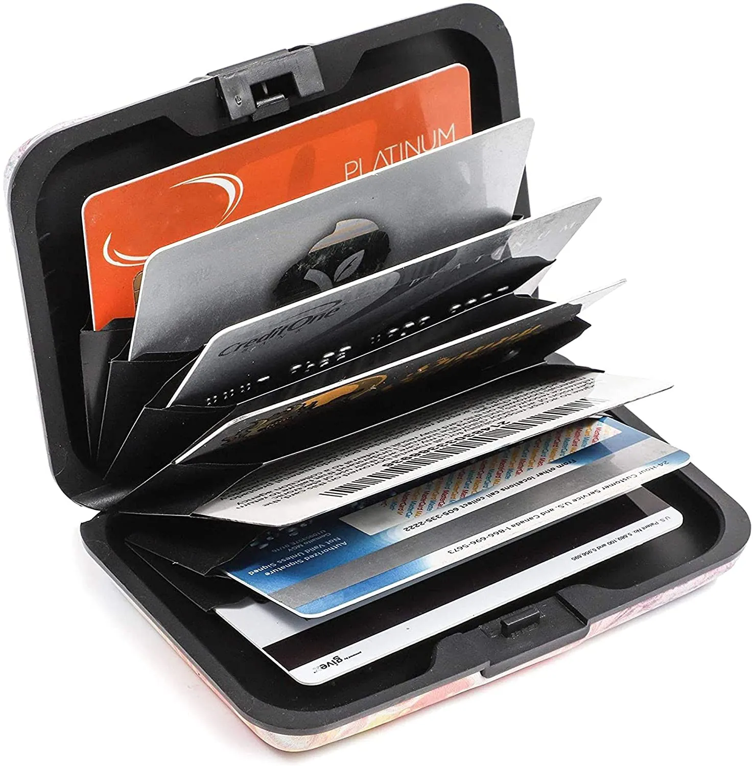Women's RFID Wallet, Colorful Design (4.25 x 2.8 in)