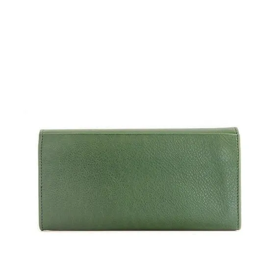 Zemp Claire 10 CC Wallet-Purse | Forest Green