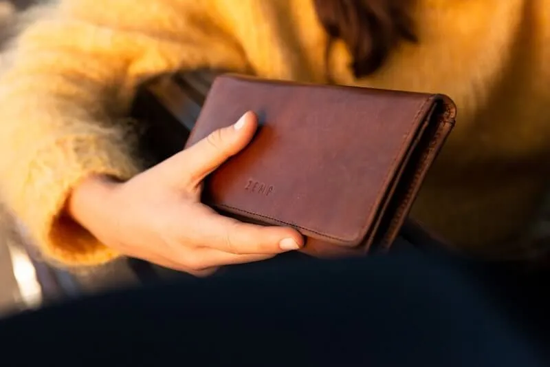 Zemp Claire 10 CC Wallet-Purse | Forest Green